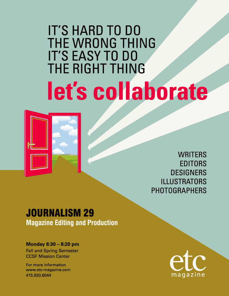 CCSF Journalism 29 poster