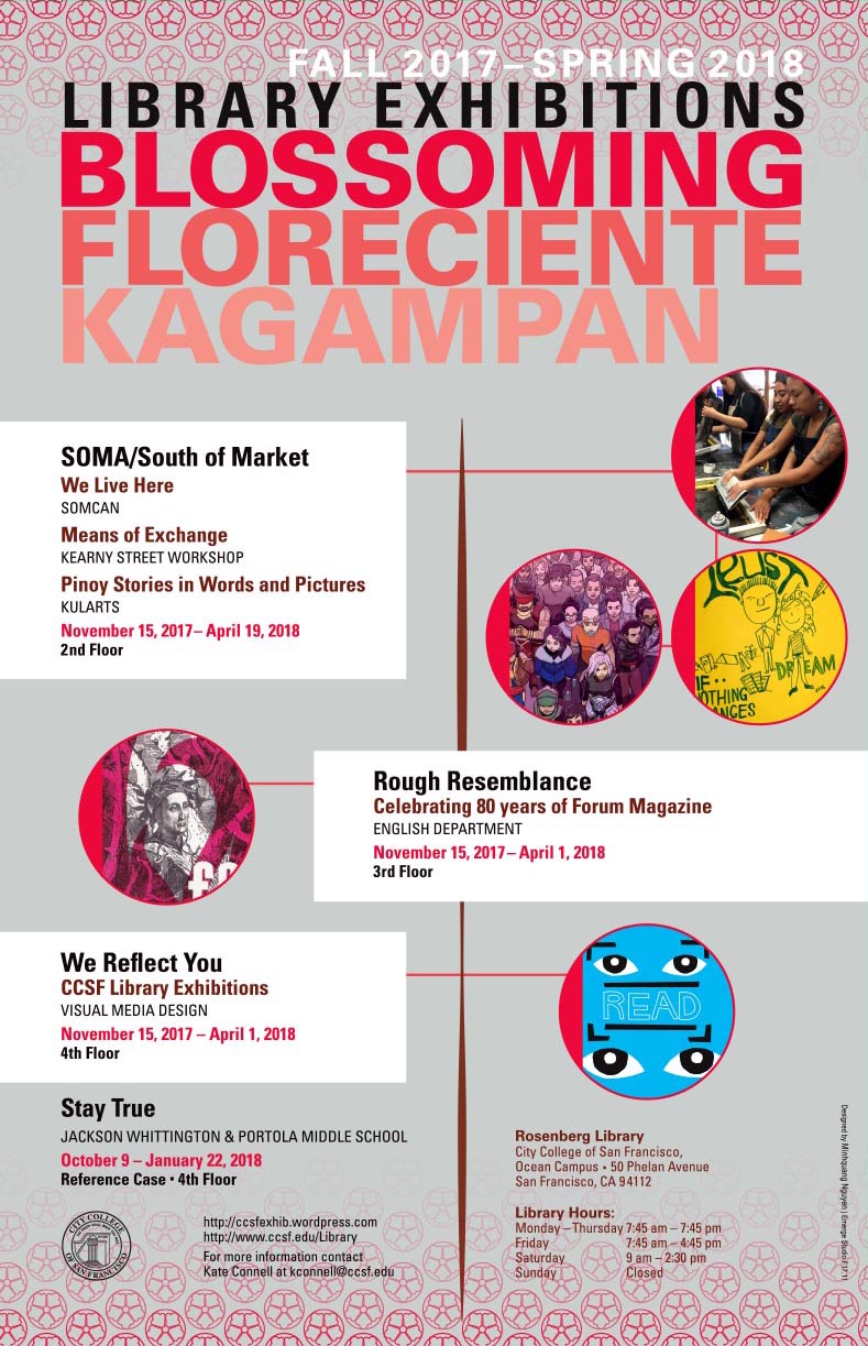 CCSF Library exhibition poster