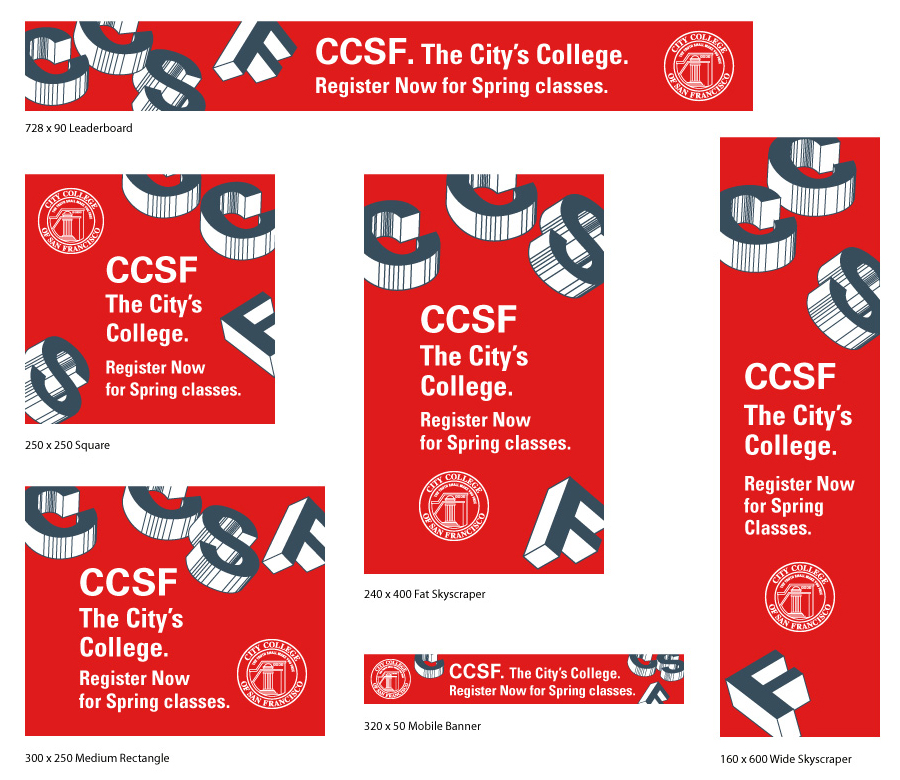 CCSF banners