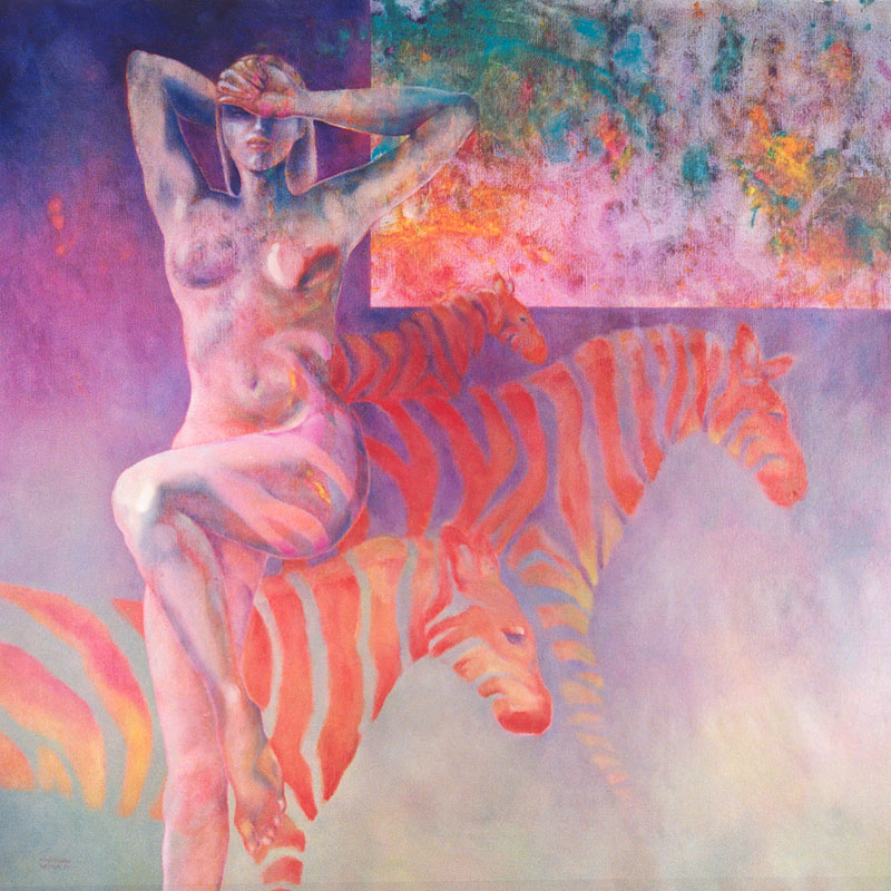 Minhquang Nguyen's painting - Zebra Dream
