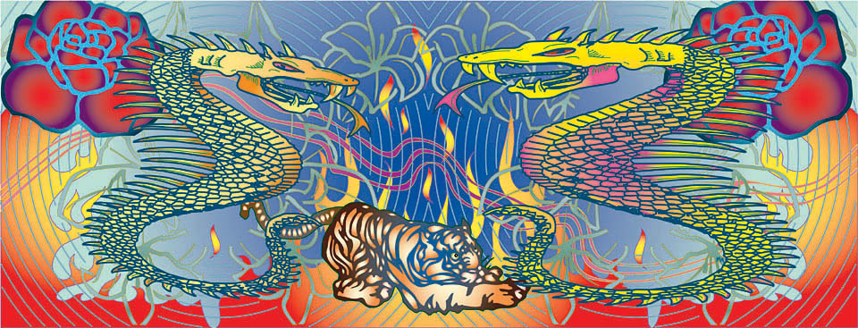 Tattooed wallet design